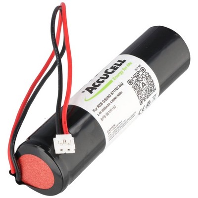Notleuchtenakku NiCd 2,4V 1800mAh L1x2 Sub-C mit Kabel und Stecker passend für R