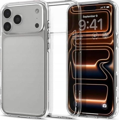 Spigen Ultra Hybrid Hülle für iPhone 17 Pro Max - Transparent