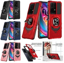 Tempered Glass / Robotic Kickstand Cover Phone Case For TCL K33 T513V T513SP