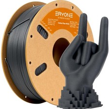 PETG CF Filament 1,75mm 1kg Spule - Ideal für Industrieanwendungen - Dunkelgrau