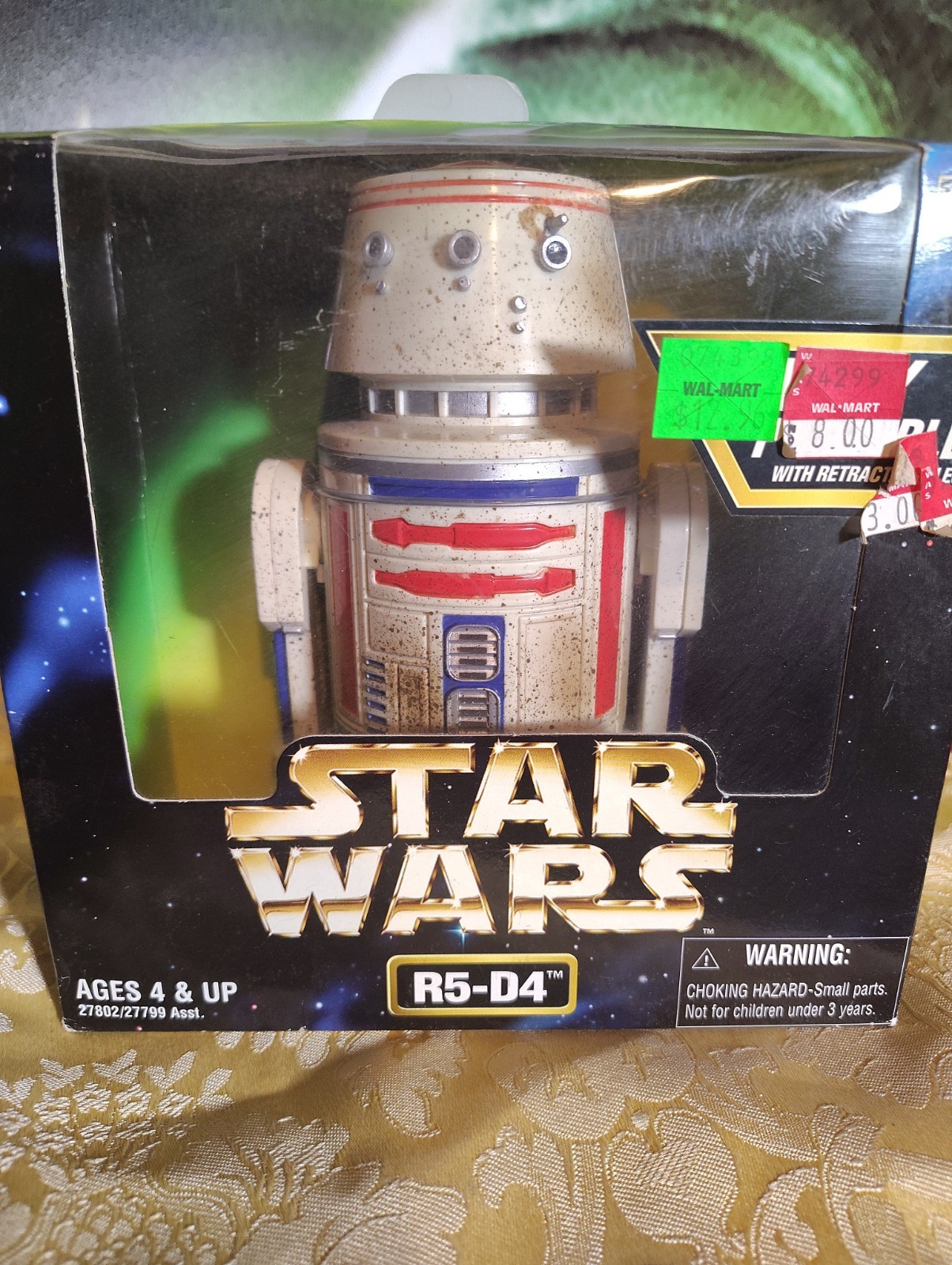 r5-d4 vintage kenner star wars red bar