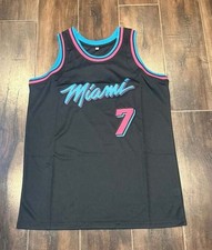 Giannis Antetokounmpo Miami Heat Vice Nights Black Basketball Jersey