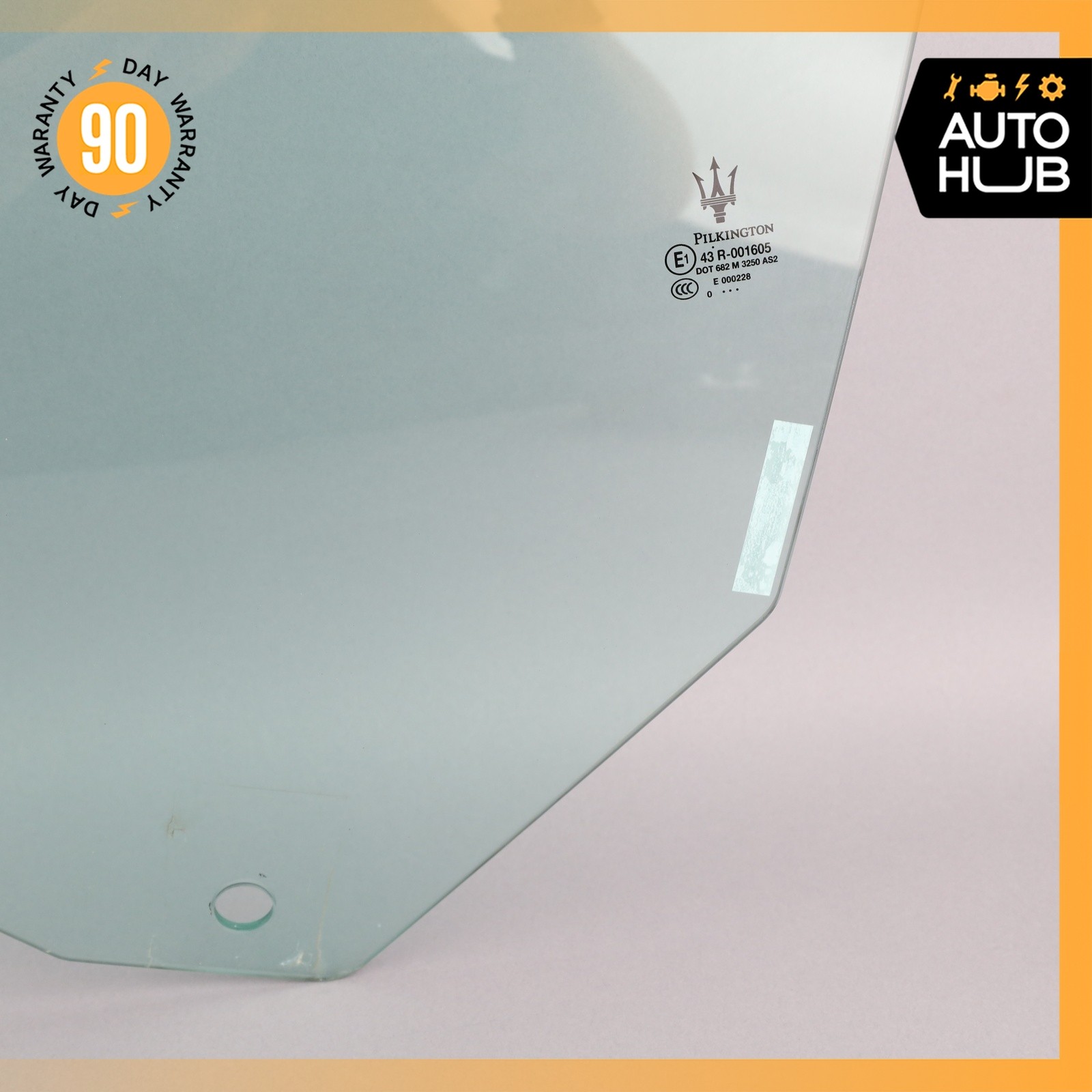 08-19 Maserati GranTurismo M145 Door Window Glass Front Left Driver Side OEM 58k