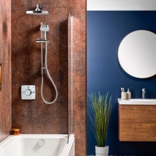 Image of Mira Evoco Bath Filler & Dual Thermostatic Mixer Shower - Chrome 1.1967.009