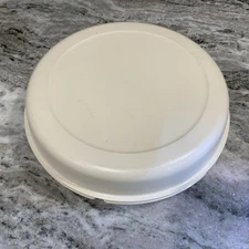 Vtg. Tupperware Divided Serving Tray w/Cover Veggies Snacks Dips Relishes Fruit
