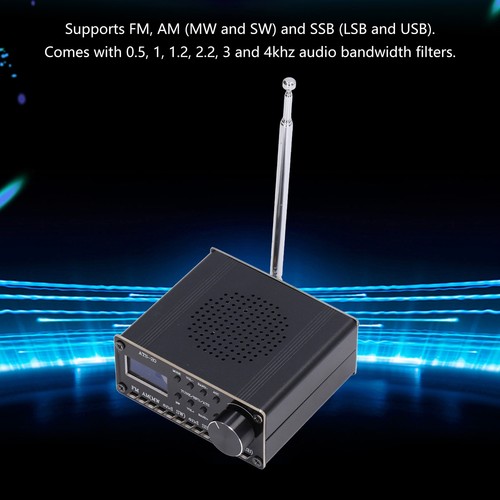 Radio Full Band Receiver DSP FM AM SSB Si4732 Portable Rechargeable With - Picture 1 of 22