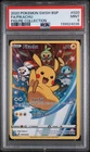 2020 POKEMON SWSH BLACK STAR PROMO FIGURE COLLECTION #020 FULL ART/PIKACHU PSA 9