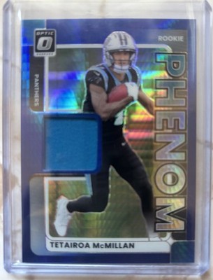 2025 PANINI DONRUSS OPTIC CAROLINA PANTHERS RC LOT TET MCMILLAN RR & PATCH
