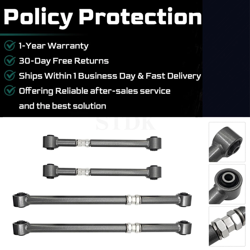 For Toyota Land Cruiser 80 FZJ80 1990-1997 Adjustable Trailing Arm Lift Up 2" Foto 2 de 4