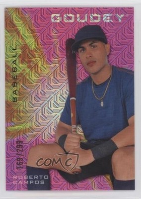 2021 Goodwin Champions Goudey Platinum Pink Traxx /299 Roberto Campos #G37 yf0