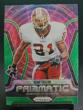 2025 Panini Prizm - Prizmatic Sean Taylor #11 Green Wave Prizm