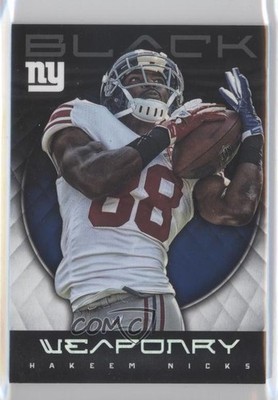 2012 Panini Black Weaponry 193/349 Hakeem Nicks #23 h3a
