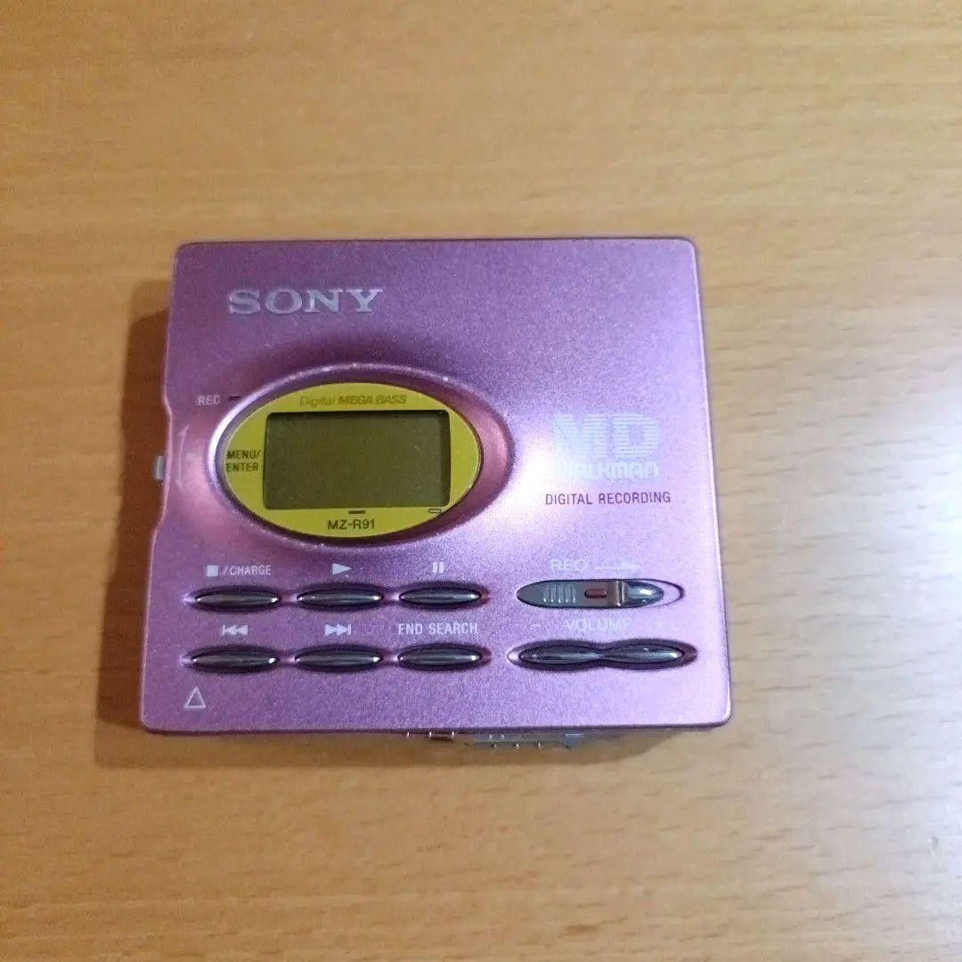 SONY ソニー MZ-R91 ポータブルMDプレーヤー ピンク Amazon.co.jp: SONY ソニー MZ-R910-P ピンク ポータブルMD