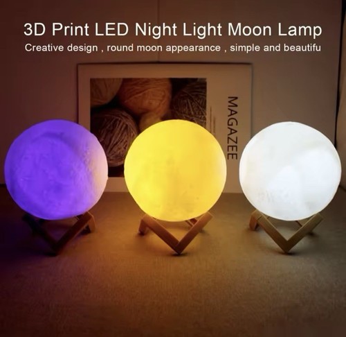 Lampada Led Forma Di Luna. - Imagen 6 de 10
