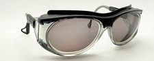 Vintage 3M EN166-F Black Gray Oval Sunglasses FRAMES ONLY