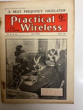 PRACTICAL WIRELESS MAGAZINE JULY 1944 VOL 20 NO;457 RARE VINTAGE