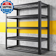 Garage Shelving 3000LBS Heavy Duty Storage Shelves Adjustable Industrial...