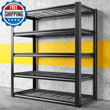 Garage Shelving 3000LBS Heavy Duty Storage Shelves Adjustable Industrial...