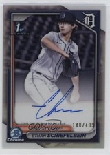 2024 Bowman Draft Chrome Prospect Refractor /499 Ethan Schiefelbein Auto 1n9c