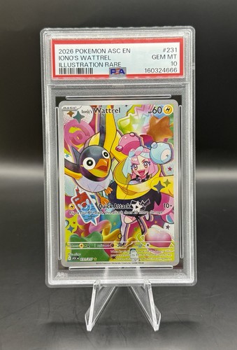 Iono's Wattrel graded PSA 10 for sale on eBay