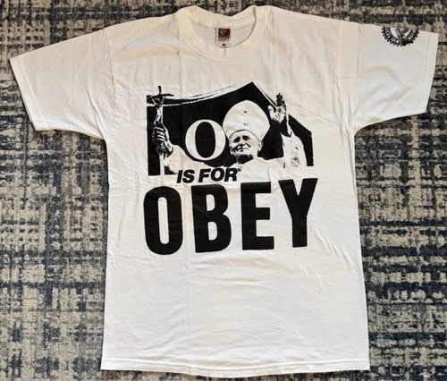 90s Don Rock ABC’s Of Terror O Is For Obey T Shirt S 1990s vintage concert t-shirt, vintage, single stitch, B+ condition