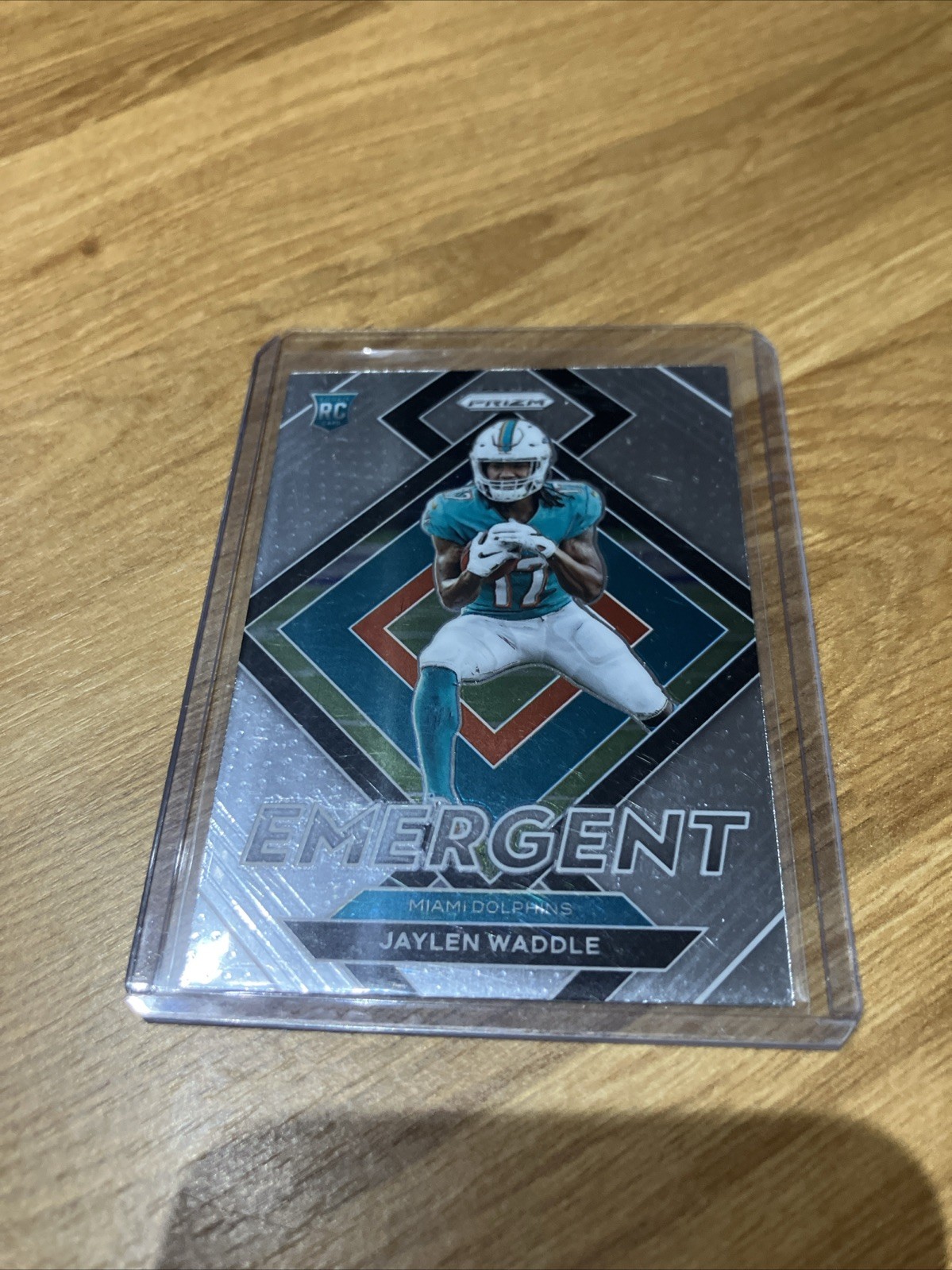 2021 Panini Prizm JAYLEN WADDLE #8 Emergent Insert Rookie RC Miami Dolphins
