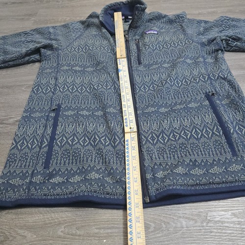 Maglione Patagonia Better full zip Falconer Legend uomo XL blu stampa pesce azteco - Foto 15 di 17