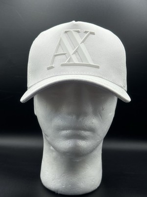 Armani Exchange A/X Optic White 3D Logo Cap