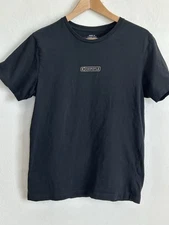 Chipotle Shirt Adult Medium Black Short Sleeve Tee Work Wear Employee Loomstate