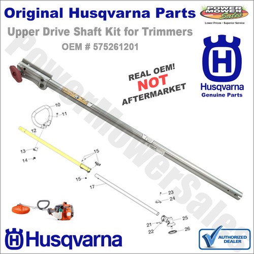 575261201 545006046 575262501 Husqvarna Trimmer Upper Drive Shaft Kit / 128 LD - Picture 2 of 3