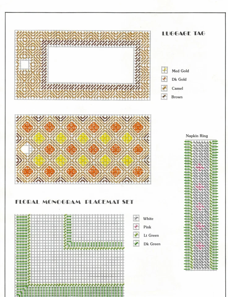 Проекты вышивания для пластикового холста образцы узоров от Leisure Arts - Изображение 2 из 3