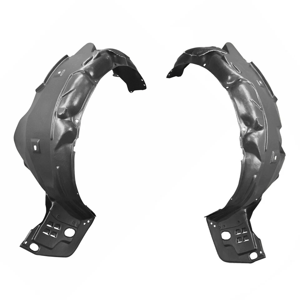 Driver & Passenger Side Fender Liner Set w/ Clips For 12-15 Honda Civic Coupe Foto 2 de 4