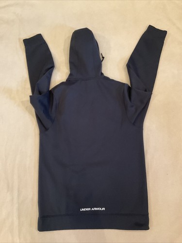Under Armour hoodie storm sweatshirt big logo medium mens black - Picture 4 of 4