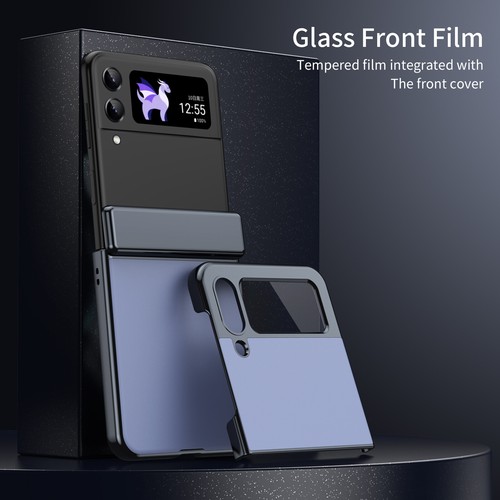Per Samsung Galaxy Z Flip 6 5 4 3 custodia cerniera antiurto con protezione schermo - Foto 30 di 67