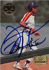 James Mouton autographed Baseball Card 1994 Signature Rookies Gold Standard GS11