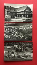 3 x Foto AK WALTERSDORF um 1956 Gasthaus Zum weissen Hirsch, Grenzbaude ( 56444