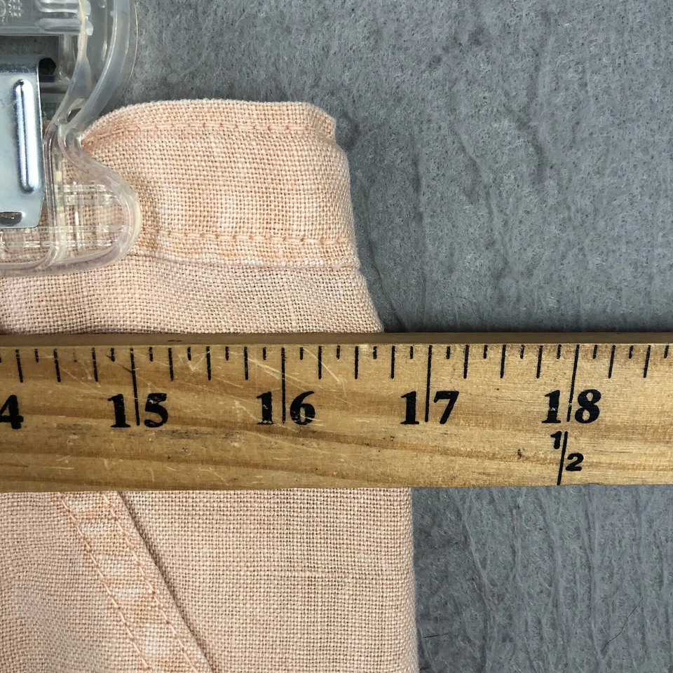 Pantalones Sanctuary For Anthropologie para mujer pequeños naranja pálido lino Lagenlook playa Foto 3 de 4