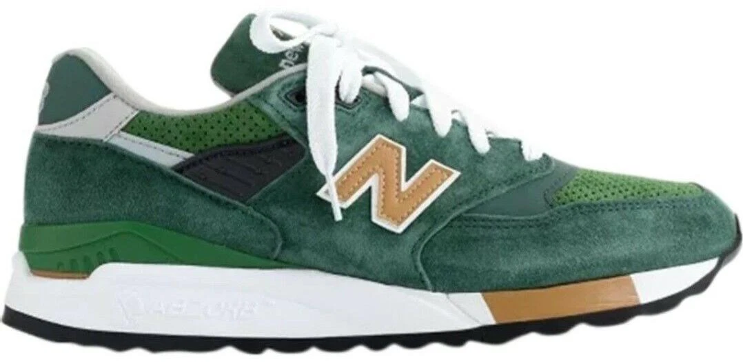 超レア ほぼ新品 NEW BALANCE M998JCR J.crew別注 New Balance J. Crew x 998 Made in USA Grey Blue Orange for Sale