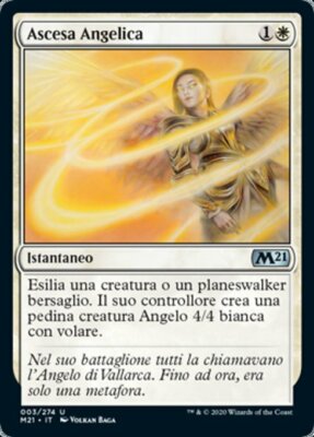 MTG 4x ANGELIC ASCENSION EXC - ASCESA ANGELICA - M21 - MAGIC