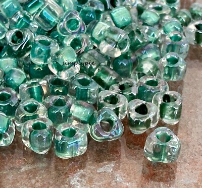Teal CL MIYUKI Triangle 10g Glass Beads Japanese Glass Beads