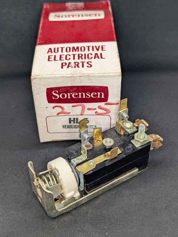 Camión Ford Mercury Thunderbird Ranchero 1956 1957 NORS INTERRUPTOR DE FAROS 12 VOLTIOS Foto 2 de 4