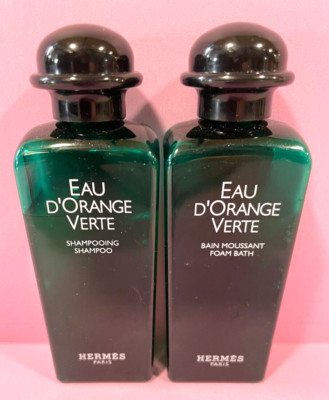 Hermes Eau D'Orange Verte Travel Size Shampoo & Foam Bath x 1.6 OZ