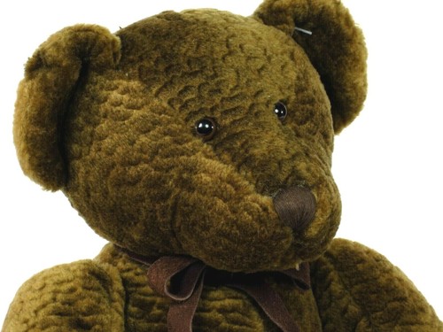 Russ Berrie Bixby Plush Brown Bear Rare 17" Stuffed Animal Toy Bears From Past - 第 1/12 張圖片