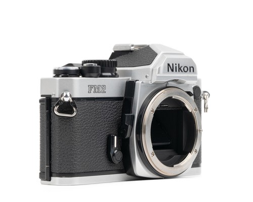 Cuerpo de cámara fotográfica plateado Ex+ Nikon FM2 35 mm SLR - Imagen 4 de 12