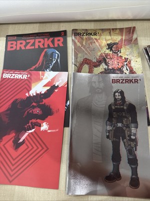 BRZRKR #1-3 Lot Of 4, 4th Print Foil Variant (2021) Boom! Comics 4th ...