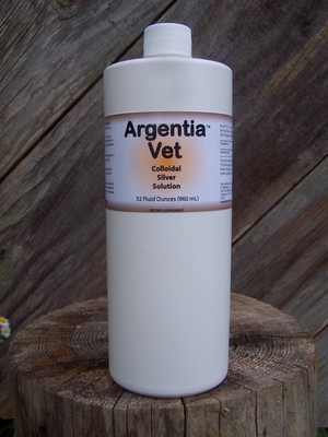 Nature's Extra Argentia Vet Colloidal Silver 50 ppm Solution, 32 oz.