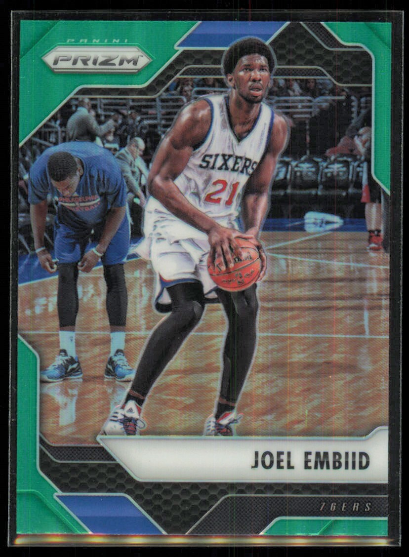 2016-17 Panini Prizm Green Joel Embiid Philadelphia 76ers #4