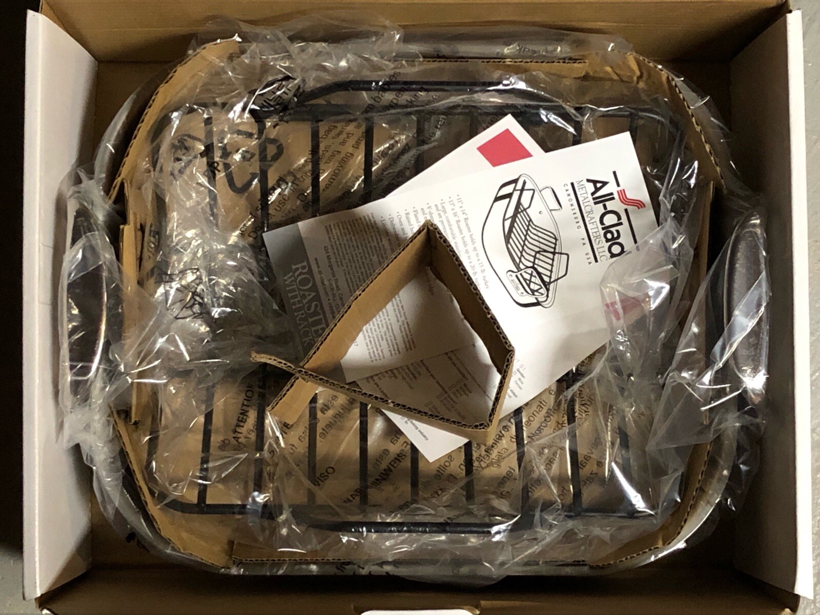 All-Clad Roaster With Rack Stainless Steel Dishwasher Safe Small 11x14 New Offer