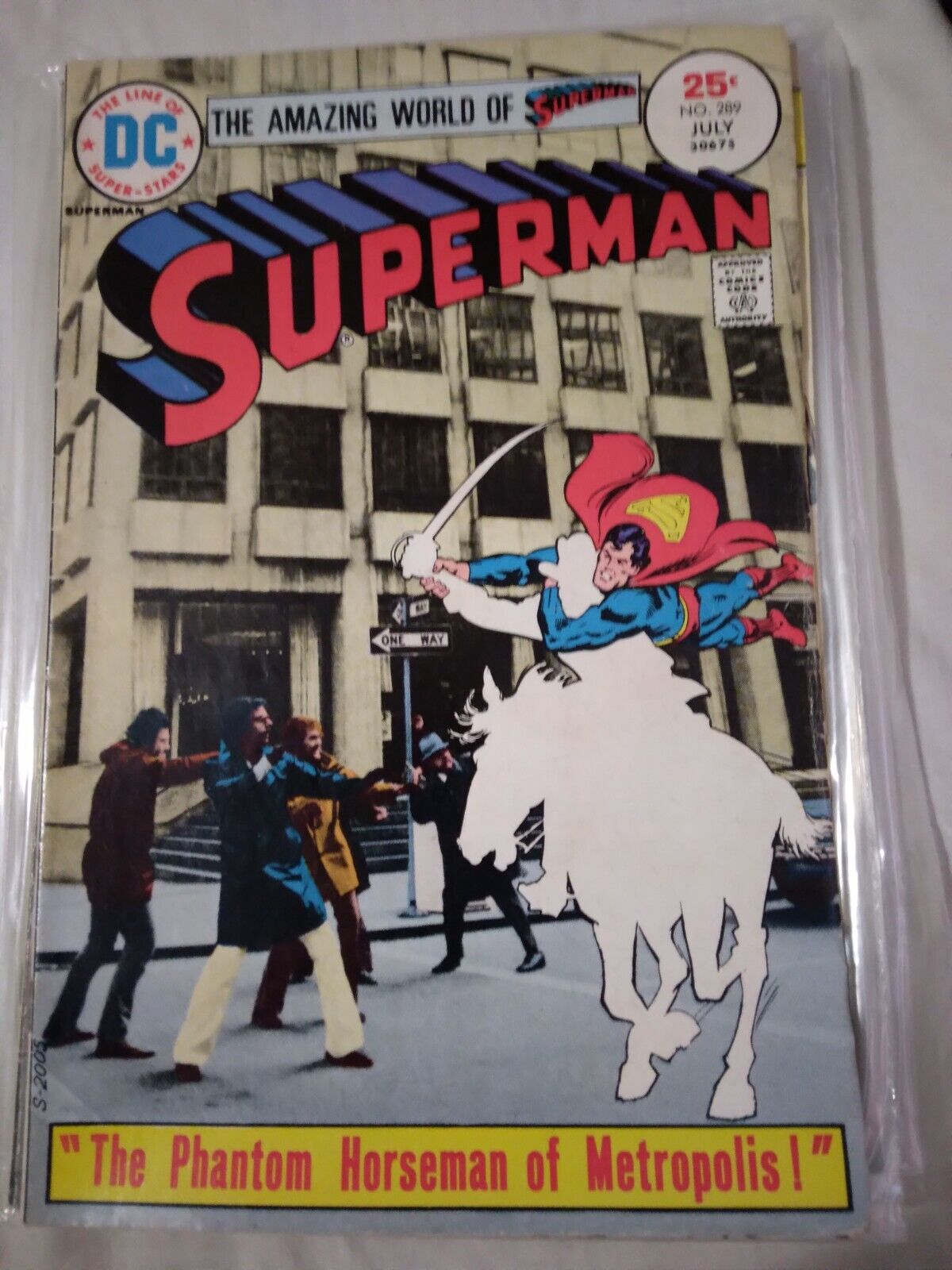 Superman #289 DC Comics-July 1975