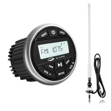 Marine Stereo Bluetooth Audio Sound System Waterproof Radio with FM AM Antenna